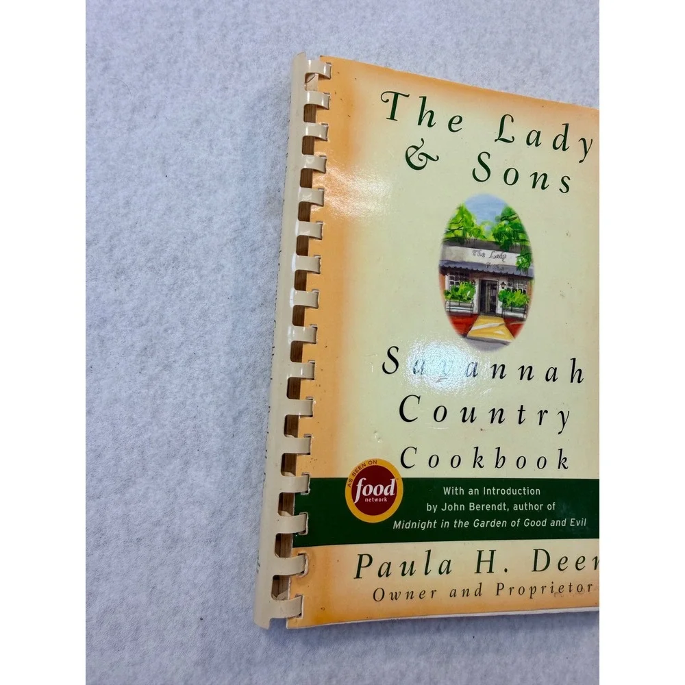 Paula Deen The Lady & Sons Savannah Country Cookbook 1st Edition Spiral 1998